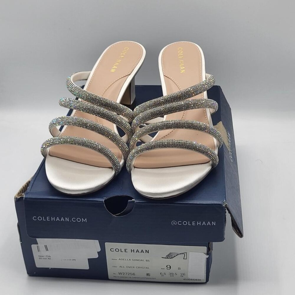 Cole Haan Womens' Adella Sandal All over Crystal Size 9 Pre owned